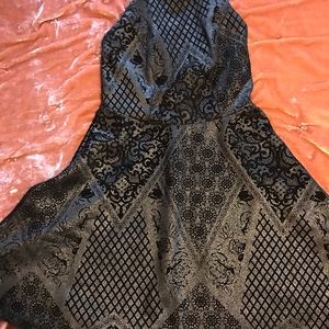 black velvet dress